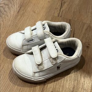 Ralph Lauren Kids' White Sneakers with Straps